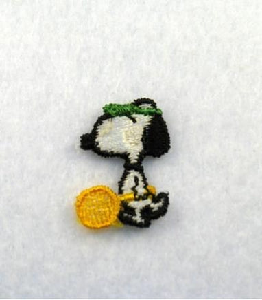 Snoopy Tennis Player Patch