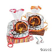 Peanuts Thanksgiving Cellophane Treat Bags - snoopn4pnuts.com