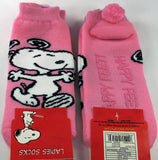 Snoopy Low Cut Thermal Pom-Pom Slipper Socks