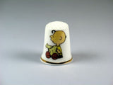 Peanuts Gang Bone China Thimble With Gold Gilding - Charlie Brown