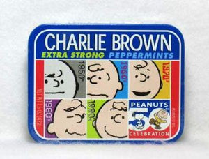 Charlie Brown 50th Anniversary Mints tin