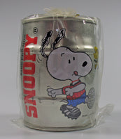Snoopy Barrel - Shaped Tin Bank (NO Stopper) - snoopn4pnuts.com