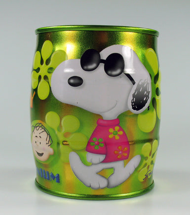 Snoopy Barrel - Shaped Tin Bank (NO Stopper) - snoopn4pnuts.com