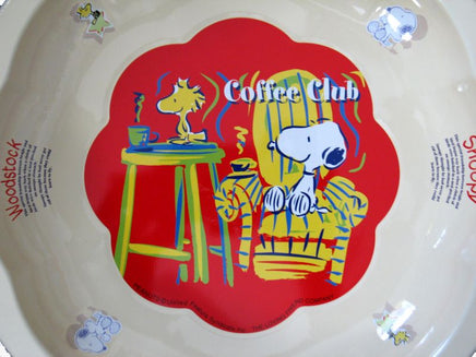 Snoopy Collectible Scalloped Metal Bowl / Serving Dish