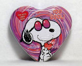 Snoopy Joe Cool Heart-Shaped tin