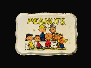 Peanuts tin tray