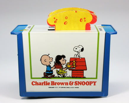 Peanuts Vintage Toy Tin Toaster - RARE! - snoopn4pnuts.com