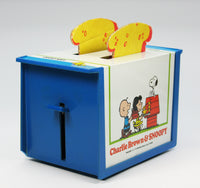 Peanuts Vintage Toy Tin Toaster - RARE!