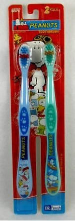 Peanuts Toothbrush Peanuts Gang Kids Toothbrush - 2 Pack (Colors May Vary) | snoopn4pnuts.com