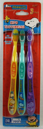 Peanuts Gang Kids Toothbrush - 3 Pack