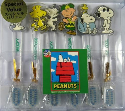 Peanuts Gang 6-Piece Toothbrush Set
