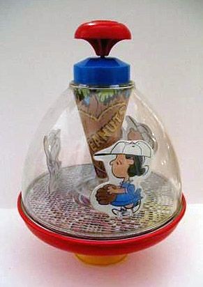 Peanuts Gang Baseball Players Tin Top
