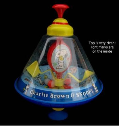 Charlie Brown And Snoopy Tin Top