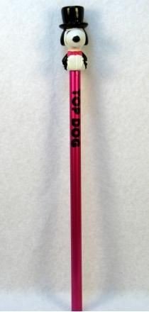 Snoopy Top Hat PVC Pencil (New But Near Mint) - snoopn4pnuts.com