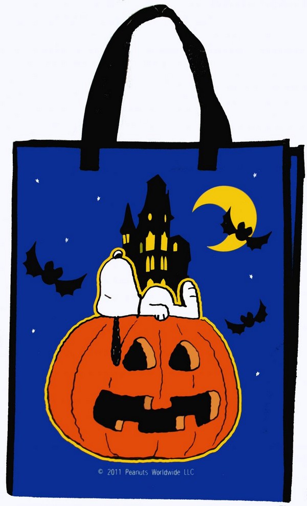 Snoopy Halloween Reusable Trick-Or-Treat Bag