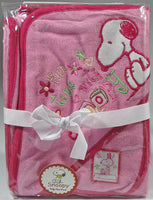 Snoopy Hooded Baby Towel and Wash Cloth Set - snoopn4pnuts.com