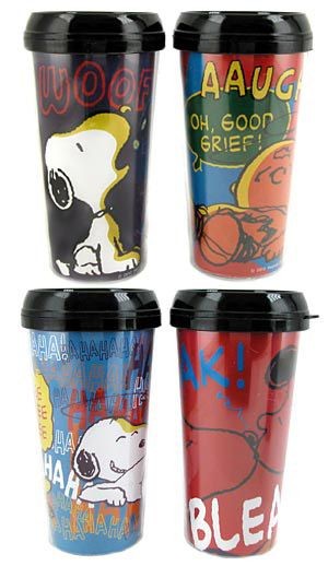 Peanuts Gang Travel Mug - 4 Designs