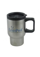 Met Life Stainless Steel Travel Mug - Loan Prof