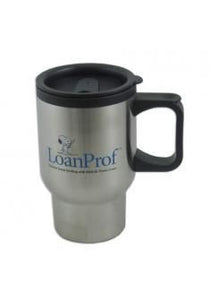 Met Life Stainless Steel Travel Mug - Loan Prof