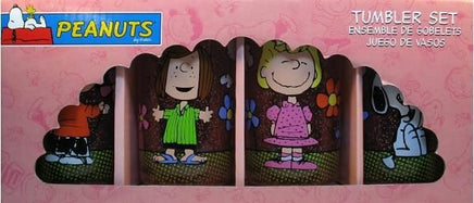 Peanuts Gang Clear Glitter Cup Set