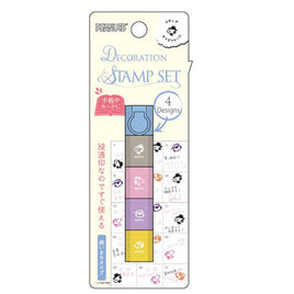 Snoopy and Siblings 4 - Piece Self - Inking Stamp Set - snoopn4pnuts.com