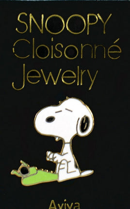 Literary Ace Cloisonne Pin