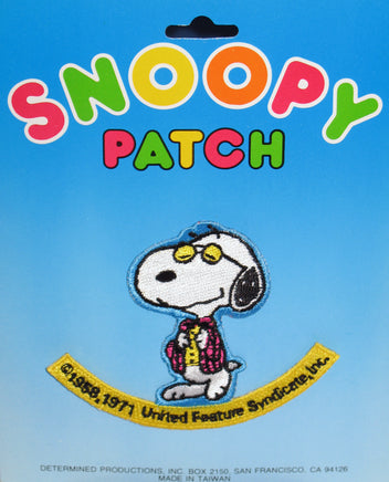 U.F.S. Vintage Peanuts Patch - Professor Snoopy On Sale!