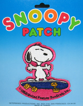 U.F.S. (United Feature Syndicate) Vintage Peanuts Patch - Snoopy Skateboarder On Sale!