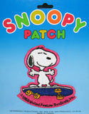 U.F.S. VINTAGE PEANUTS PATCH - Snoopy Skateboarder ON SALE!
