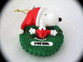 Snoopy U Go Girl Ornament