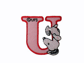 Snoopy Letter Patch - U