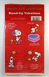 Snoopy and Woodstock Vintage Stand-Up Valentine's Day Cards (Open Partial Package)