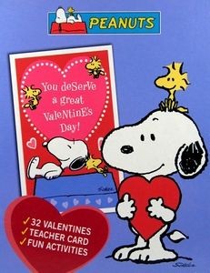 Snoopy And Woodstock Fun Activity Valentine's Day Cards