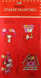 Peanuts Vintage Valentine's Day Cards With Stickers