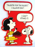 Snoopy Valentine's Day Wall Decor - "Sweets For The Sweet" (Partially Discolored)