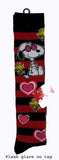 Snoopy Joe Cool Valentine's Day Knee-High Socks