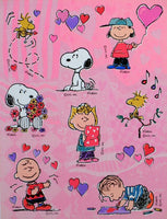 Peanuts Gang Valentine's Day Stickers