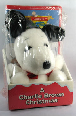 Peanuts Vhs Video And Plush Doll Set - A Charlie Brown Christmas