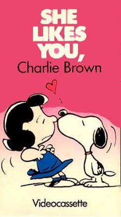 "She Likes You, Charlie Brown" Vhs Video Tape