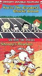 Double Feature "You're the greatest, Charlie Brown" and "Snoopy's Reunion" Movie