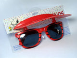 Snoopy and Friends Child's Sunglasses With Flip-Up Visor