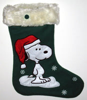 SNOOPY LARGE MUSICAL CHRISTMAS STOCKING - Featuring Vince Guaraldi's Original Song - 