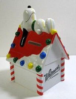 Snoopy's Decorated Doghouse Bank