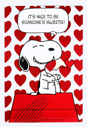 Laminated Snoopy Valentine's Day Wall Decor