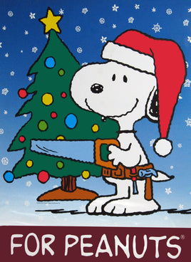 Peanuts Vinyl Poster / Hallmark Store Display - Snoopy Carpenter - snoopn4pnuts.com