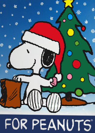 Peanuts Vinyl Poster / Hallmark Store Display - Snoopy's Cookies - snoopn4pnuts.com