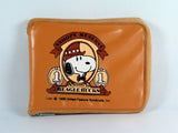 Snoopy Vintage Vinyl Bi-Fold Beaglebucks Zippered Wallet