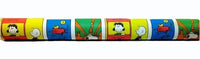 Peanuts Gang Snoopy Colorful Wallpaper Double Roll  *Open Roll/2 Feet Removed