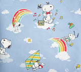 Rainbow Snoopy Extra Long/Double Roll Vinyl-Coated Wallpaper (56 Feet Long! Twice The Length of Standard Roll!)  ON SALE!