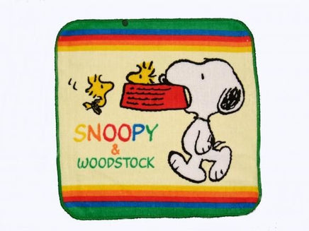 Wash Cloth - Snoopy And Woodstock Feeding Time